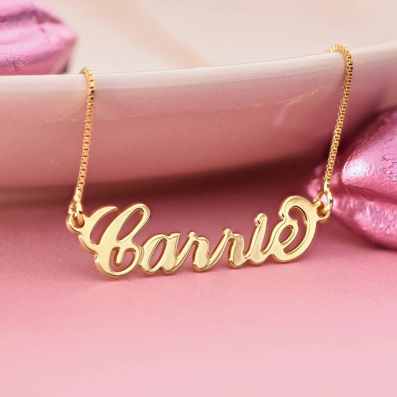 Custom Box Chain Name Necklace Cute Mermaid Tail At The Ending Of Baby Girl Nameplate Pendant Necklace Personalized Jewelry
Custom Box Chain Name Necklace Cute Mermaid Tail At The Ending Of Baby Girl Nameplate Pendant Necklace Personalized Jewelry