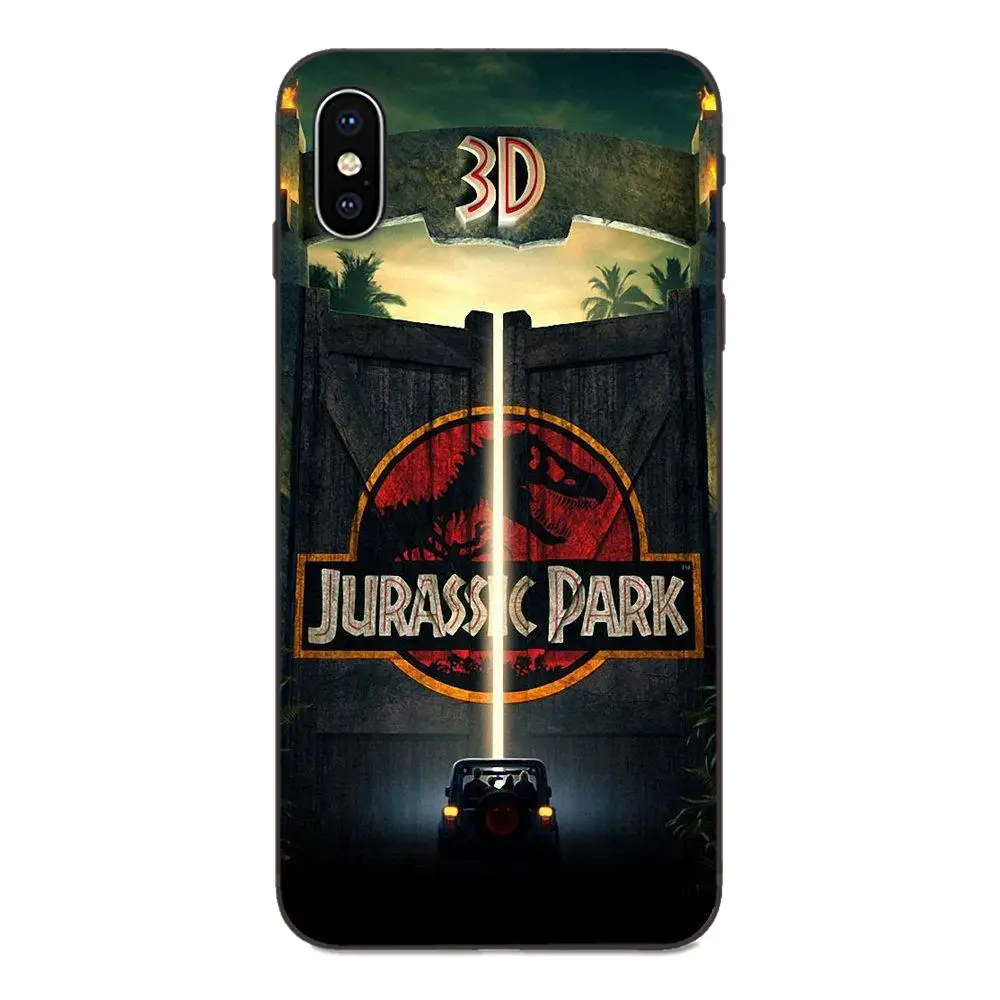 Мягкий чехол для телефона Apple iPhone X XS Max XR 4 4S 5 5S SE 6 6S 7 8 Plus Парк Юрского периода мир