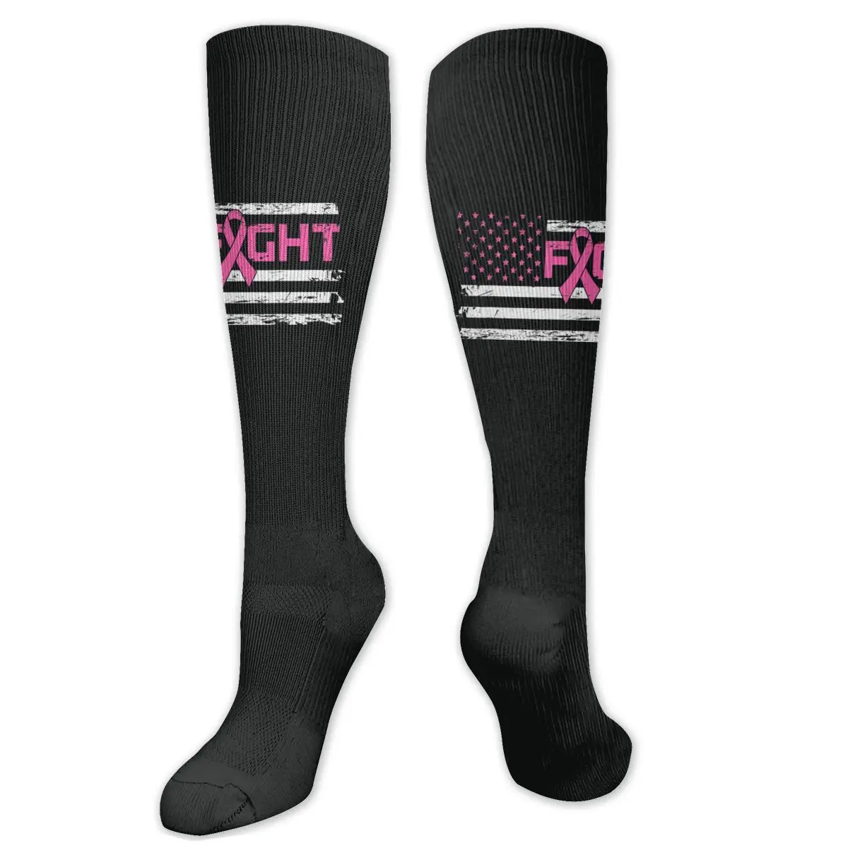 Breast Cancer Awareness American Flag Compression Socks For Women Men Plus Size Wide Calf For Nurses Running Athletic
Breast Cancer Awareness American Flag Compression Socks For Women Men Plus Size Wide Calf For Nurses Running Athletic