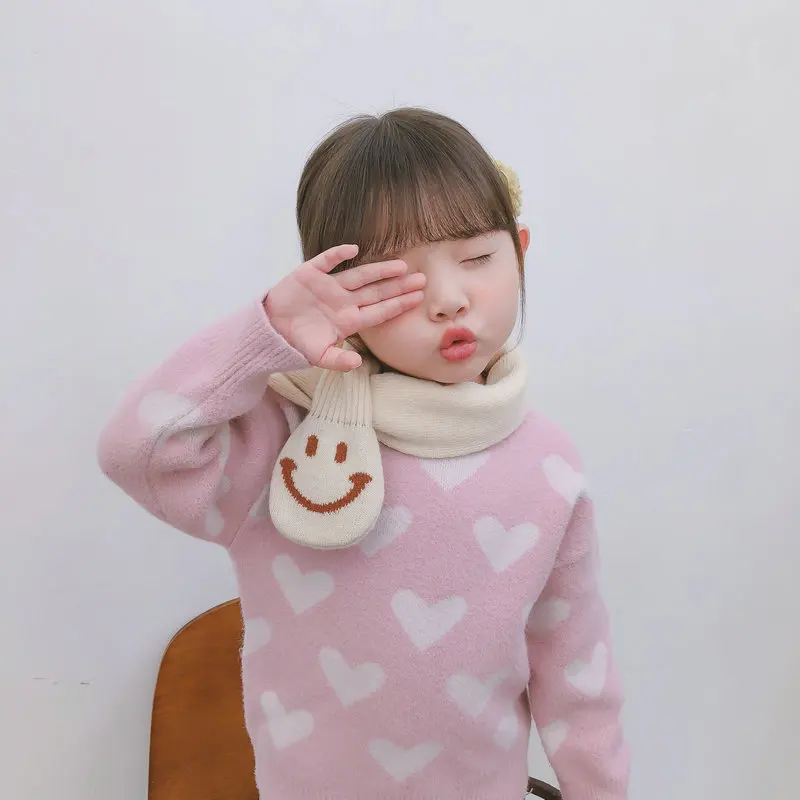 Cut Smile Knit Scarf for Kids Winter Boys and Girls Neck Warm Solid Color Spring Autumn Stylish Children Soft Scarf
Cut Smile Knit Scarf for Kids Winter Boys and Girls Neck Warm Solid Color Spring Autumn Stylish Children Soft Scarf