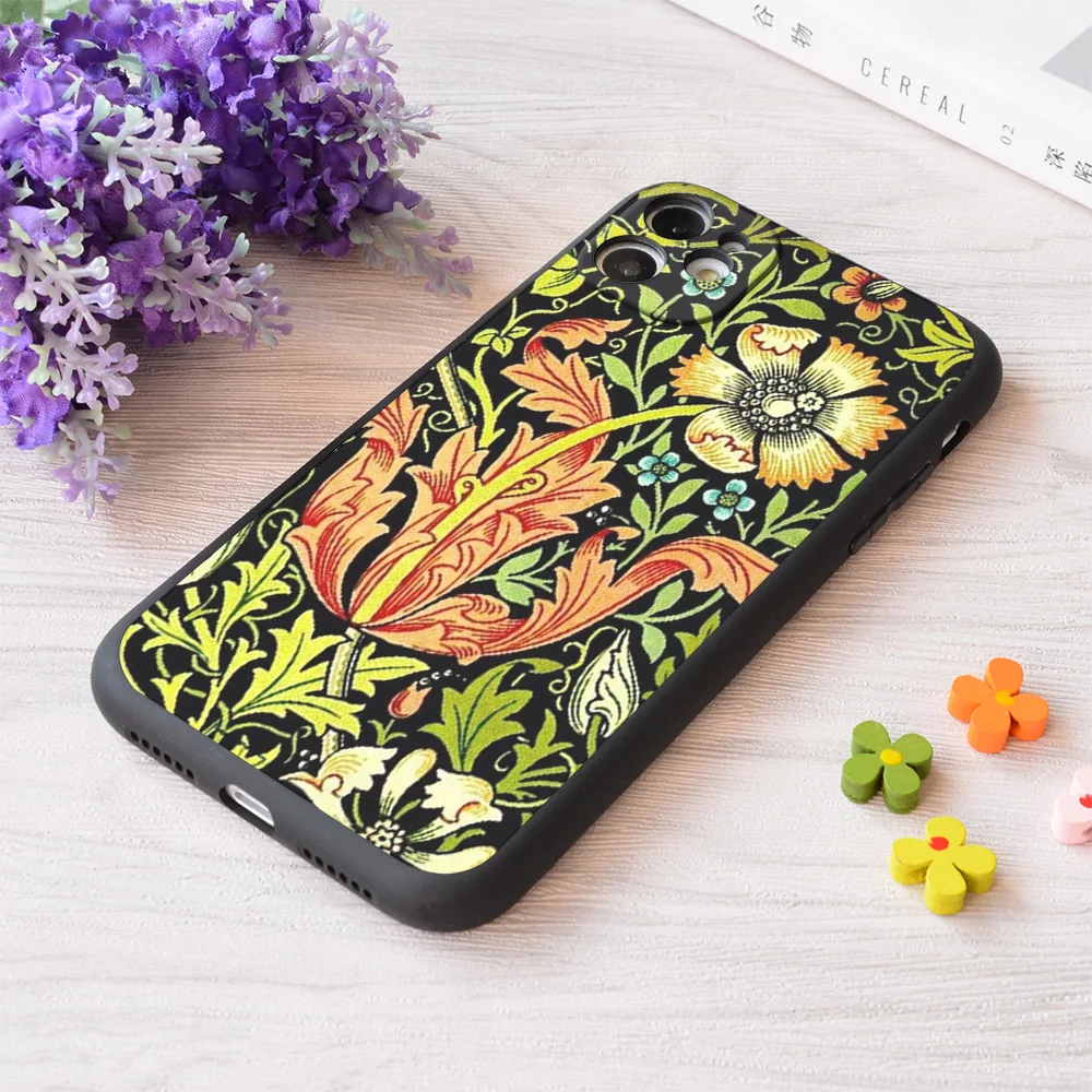 For iPhone William Morris Vintage Floral Wallpaper Print Soft Matt Apple Case 
For iPhone William Morris Vintage Floral Wallpaper Print Soft Matt Apple Case