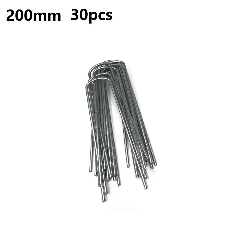 Garden Greening Ground Nails Hooks Pegs Gasket 30pcs Gazebo 150/200mm 2.5x40mm Artificial Turf Fixation Camping
Garden Greening Ground Nails Hooks Pegs Gasket 30pcs Gazebo 150/200mm 2.5x40mm Artificial Turf Fixation Camping