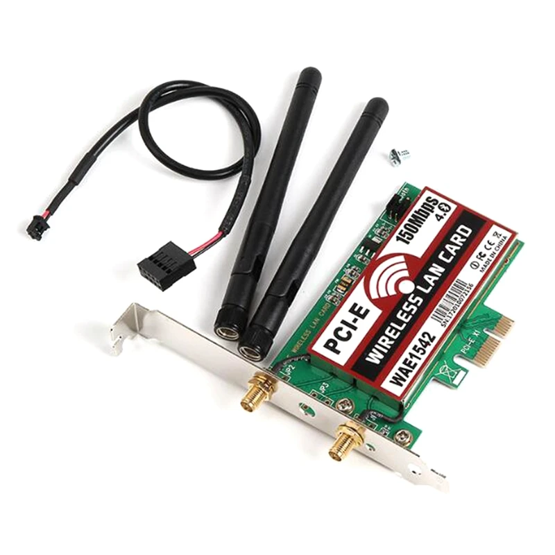 Bluetooth 4,0 Беспроводная 50M PCI-E PCI Express карта Wi-Fi сеть LAN Ethernet NIC 150 Мбит/с
Bluetooth 4,0 Беспроводная 50M PCI-E PCI Express карта Wi-Fi сеть LAN Ethernet NIC 150 Мбит/с