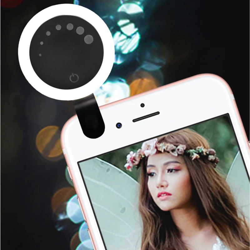 Кольцевой светодиодный светильник для селфи, дополнительный светильник для ночной съемки, улучшение освещения телефона
Кольцевой светодиодный светильник для селфи, дополнительный светильник для ночной съемки, улучшение освещения телефона
