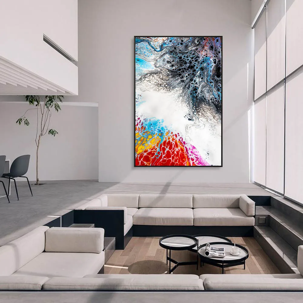 Abstract oil painting color ink art canvas painting living room corridor office home decoration mural
Abstract oil painting color ink art canvas painting living room corridor office home decoration mural