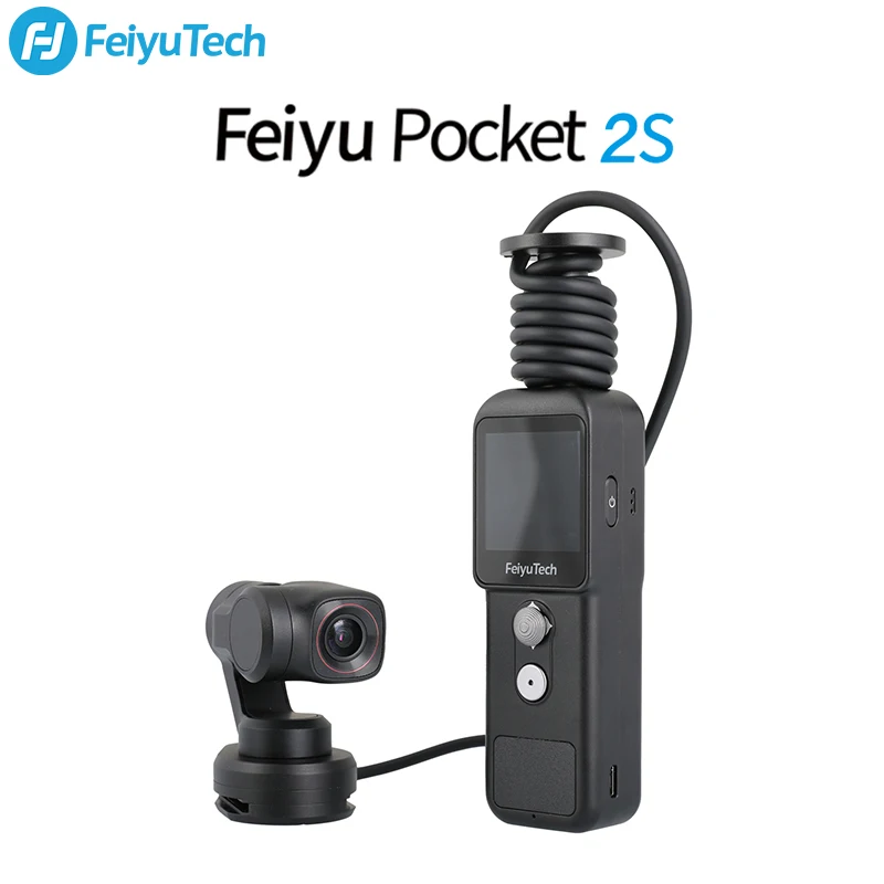 FeiyuTech Feiyu Pocket 2S 3-Axis Gimbal Camera Split Design Magnetic Base 1 / 2.5-Inch Sensor 130 ° Field of View Ultra HD 4K
FeiyuTech Feiyu Pocket 2S 3-Axis Gimbal Camera Split Design Magnetic Base 1 / 2.5-Inch Sensor 130 ° Field of View Ultra HD 4K