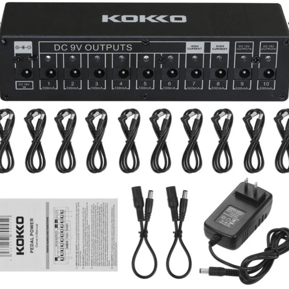 Guitar Effect Pedal Power Supply Station 10 Outputs 9V 12V 18V 10 Outputs Electric Guitar Effects Accessories With USB Charging
Guitar Effect Pedal Power Supply Station 10 Outputs 9V 12V 18V 10 Outputs Electric Guitar Effects Accessories With USB Charging