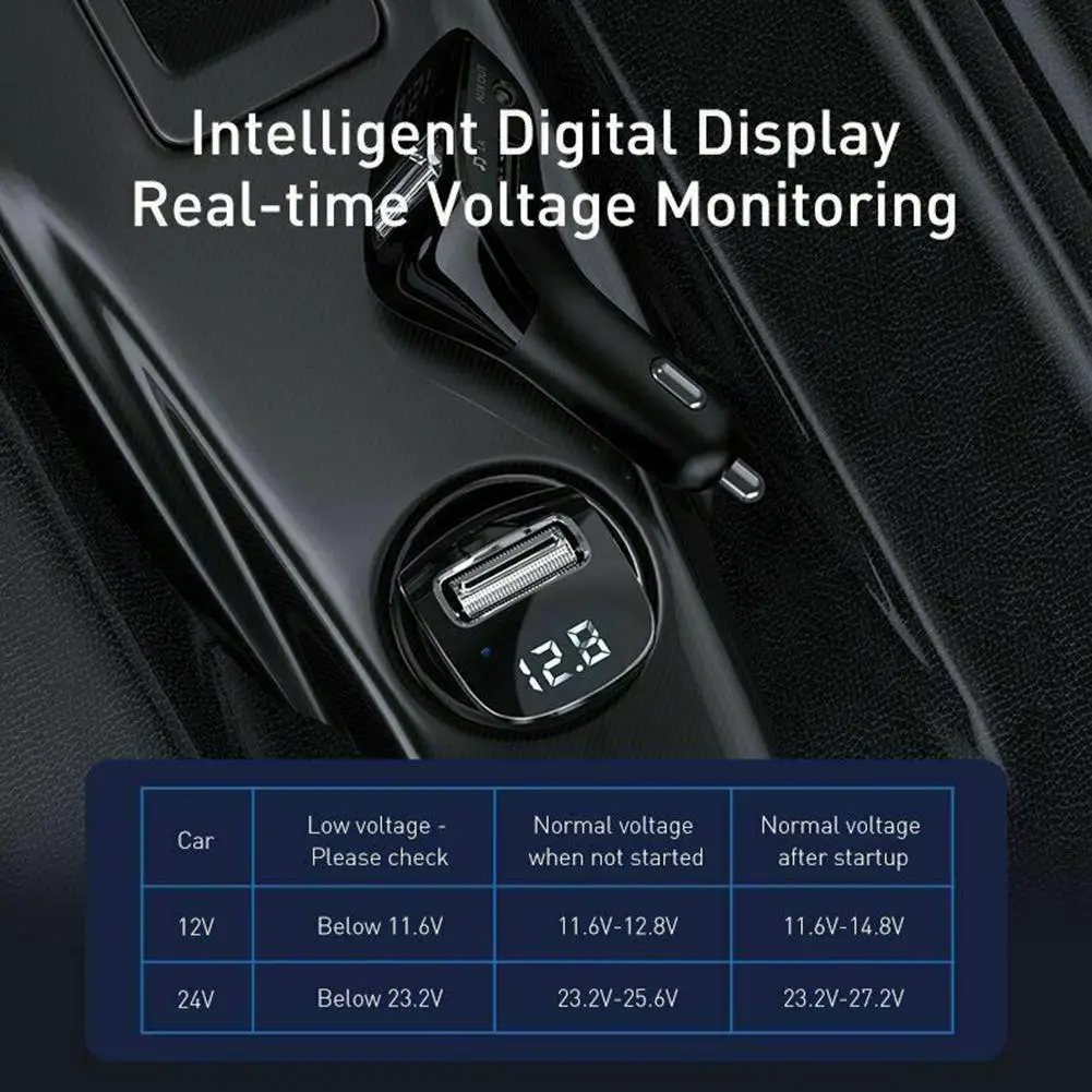 Car FM Transmitter Bluetooth 5.0 AUX Handsfree Wireless Car Kit Dual USB Car Charger Auto Radio FM Modulator MP3 Player
Car FM Transmitter Bluetooth 5.0 AUX Handsfree Wireless Car Kit Dual USB Car Charger Auto Radio FM Modulator MP3 Player