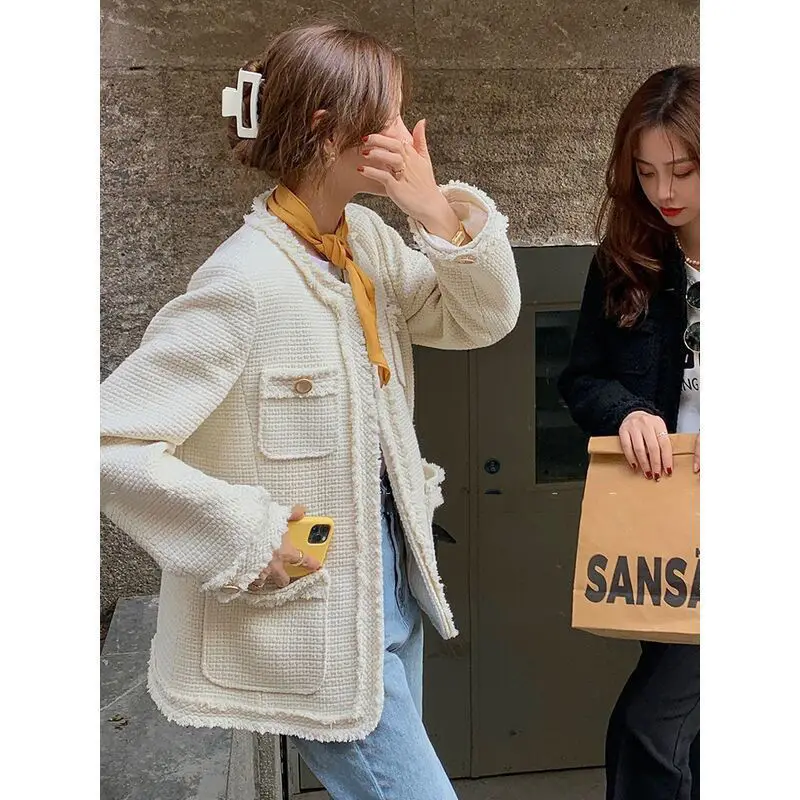 HNM Jackets for Women 2021 New Loose Simple Slim All-match Tops Blazer Femme White Long Sleeve Coat Winter Jacket Women Clothes
HNM Jackets for Women 2021 New Loose Simple Slim All-match Tops Blazer Femme White Long Sleeve Coat Winter Jacket Women Clothes