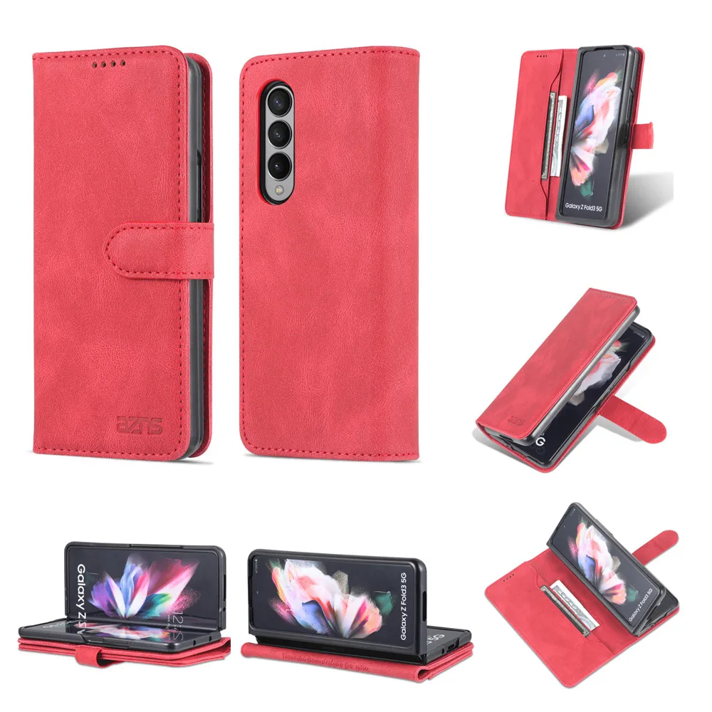 Luxury Leather Wallet Case for Samsung Galaxy Z Fold 3 5G Retro Cards Holder Shockproof Protection Phone Cover for Galaxy Zfold3
Luxury Leather Wallet Case for Samsung Galaxy Z Fold 3 5G Retro Cards Holder Shockproof Protection Phone Cover for Galaxy Zfold3