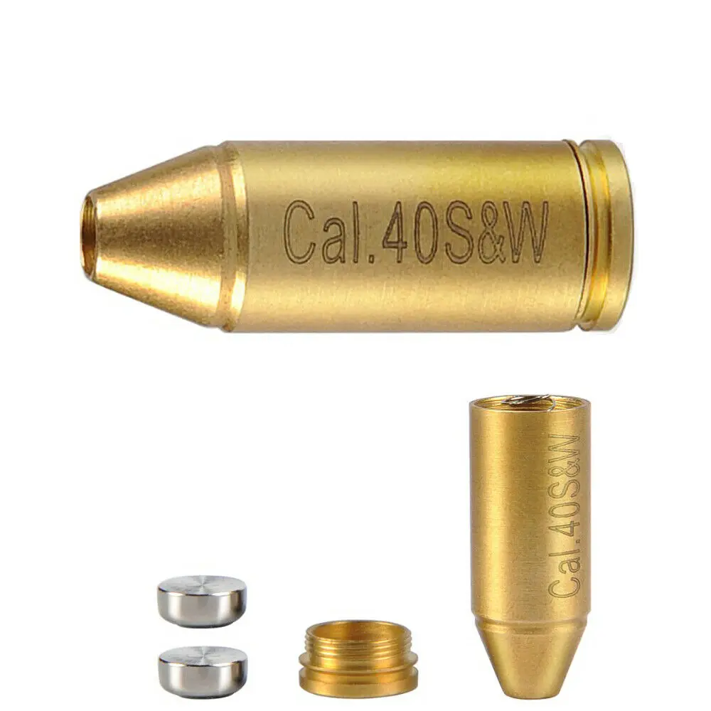 

Cal.40S&W Red Laser Sight Scope Boresighter Cartridge Bore Sighter Brass With Electronic For Rifle Airgun Hunting Accessories