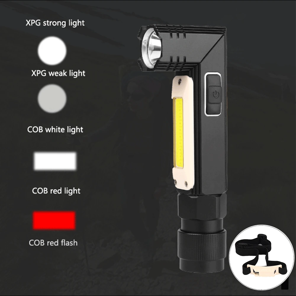 10000LM Built-in battery LED Flashlight Waterproof COB Light tail magnet with USB Charging torch 90 Degrees Rotate Work Light
10000LM Built-in battery LED Flashlight Waterproof COB Light tail magnet with USB Charging torch 90 Degrees Rotate Work Light