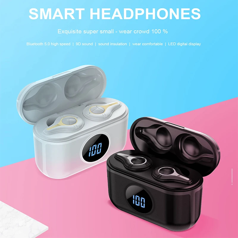 TWS Bluetooth Headphone Stereo Wireless Earphone Durable Earphones Sports Earbuds Gaming Headset for Xiaomi Huawei Samsang
TWS Bluetooth Headphone Stereo Wireless Earphone Durable Earphones Sports Earbuds Gaming Headset for Xiaomi Huawei Samsang