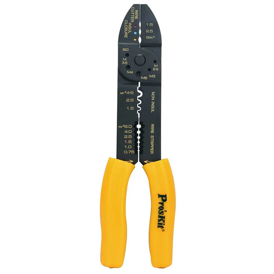 Practical 8PK-313B Heavy Duty Wire Strippers/Crimpers (Metric) Wire Cutter Hand Tools
Practical 8PK-313B Heavy Duty Wire Strippers/Crimpers (Metric) Wire Cutter Hand Tools