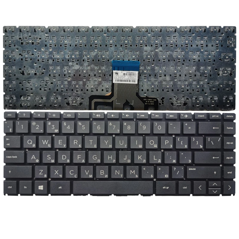 

Russian/RU laptop keyboard for HP Pavilion X360 14-CK 14-CD 14-CE 14-CM 14-DG 14-DH TPN-I131 TPN-Q207 TPN-W131 240 G7 245 G7