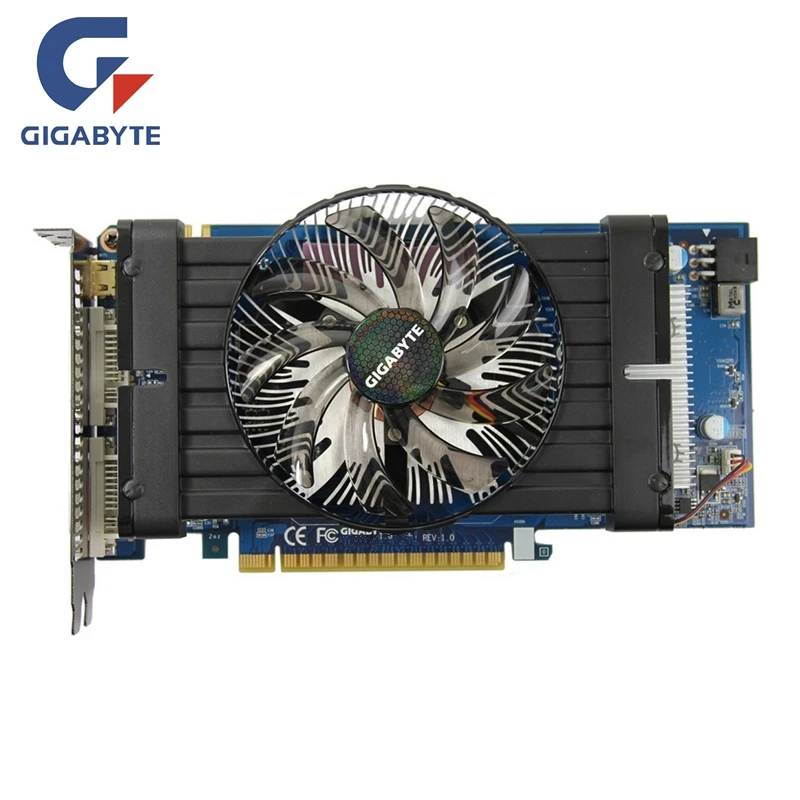Видеокарта Gigabyte GTX 550 Ti 1 ГБ NVIDIA GTX550 550Ti Гб графические карты GPU для настольного ПК