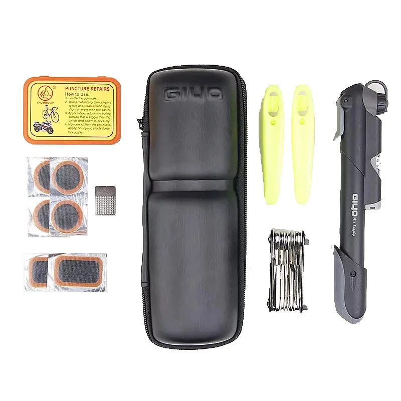 Сумка комплект для ремонта велосипеда, портативные наборы инструментов для ремонта велосипеда, набор для ремонта шин, многофункциональная ...
Сумка комплект для ремонта велосипеда, портативные наборы инструментов для ремонта велосипеда, набор для ремонта шин, многофункциональная ...