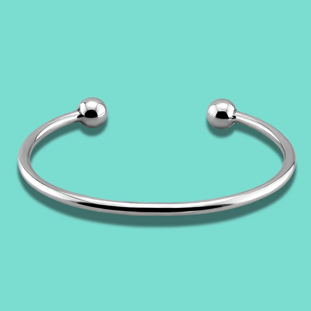 Минималистичный женский браслет из стерлингового серебра 925 пробы, гладкий открывающийся браслет, изящные украшения, вечерние, подарок на д... 
Минималистичный женский браслет из стерлингового серебра 925 пробы, гладкий открывающийся браслет, изящные украшения, вечерние, подарок на д...