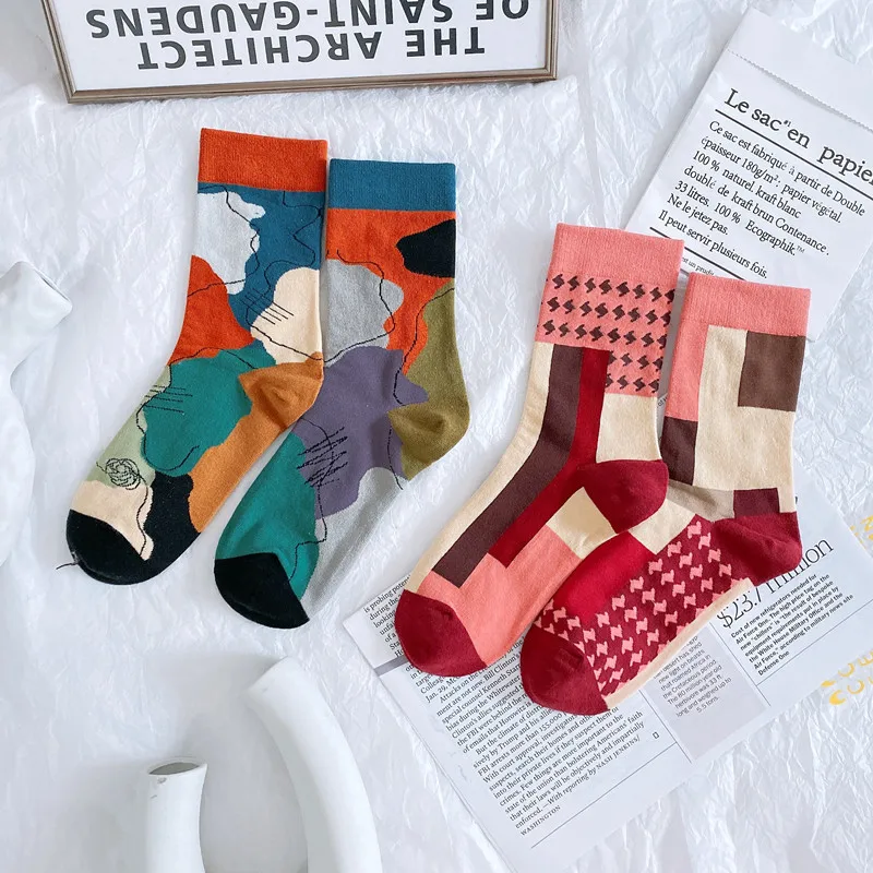 Women Socks Women Fashion Irregular Pattern Streetwear Cool Girl Skateboard Funny Sock 2020 Fall Winter Female Warm Calcetines 
Women Socks Women Fashion Irregular Pattern Streetwear Cool Girl Skateboard Funny Sock 2020 Fall Winter Female Warm Calcetines