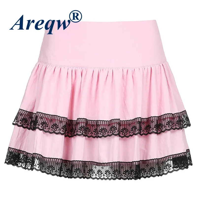 2021 New Female Skirt College Style Pink Double-layer Lace Lace Stitching A-line Skirt Female Skirt
2021 New Female Skirt College Style Pink Double-layer Lace Lace Stitching A-line Skirt Female Skirt