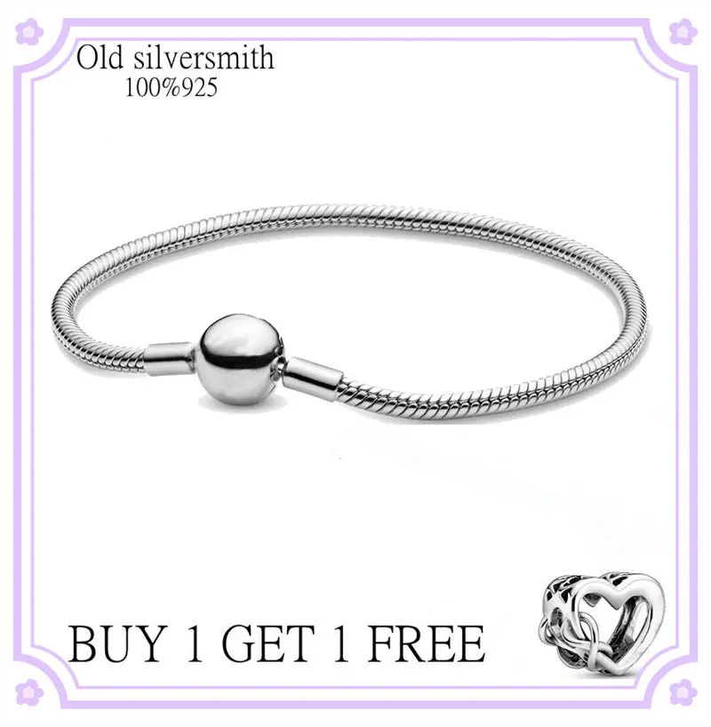 Hot Sale 100% 925 sterling silver bracelet for women original Pando charm chain Snake bracelet heart style classic DIY jewelry
Hot Sale 100% 925 sterling silver bracelet for women original Pando charm chain Snake bracelet heart style classic DIY jewelry