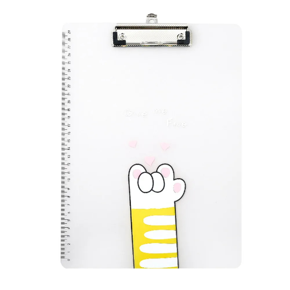 1pc A4 Cute Cat Paw File Clipboard Document Organizer Writing Pad Holder Office Accessories School Supplies Stationary
1pc A4 Cute Cat Paw File Clipboard Document Organizer Writing Pad Holder Office Accessories School Supplies Stationary