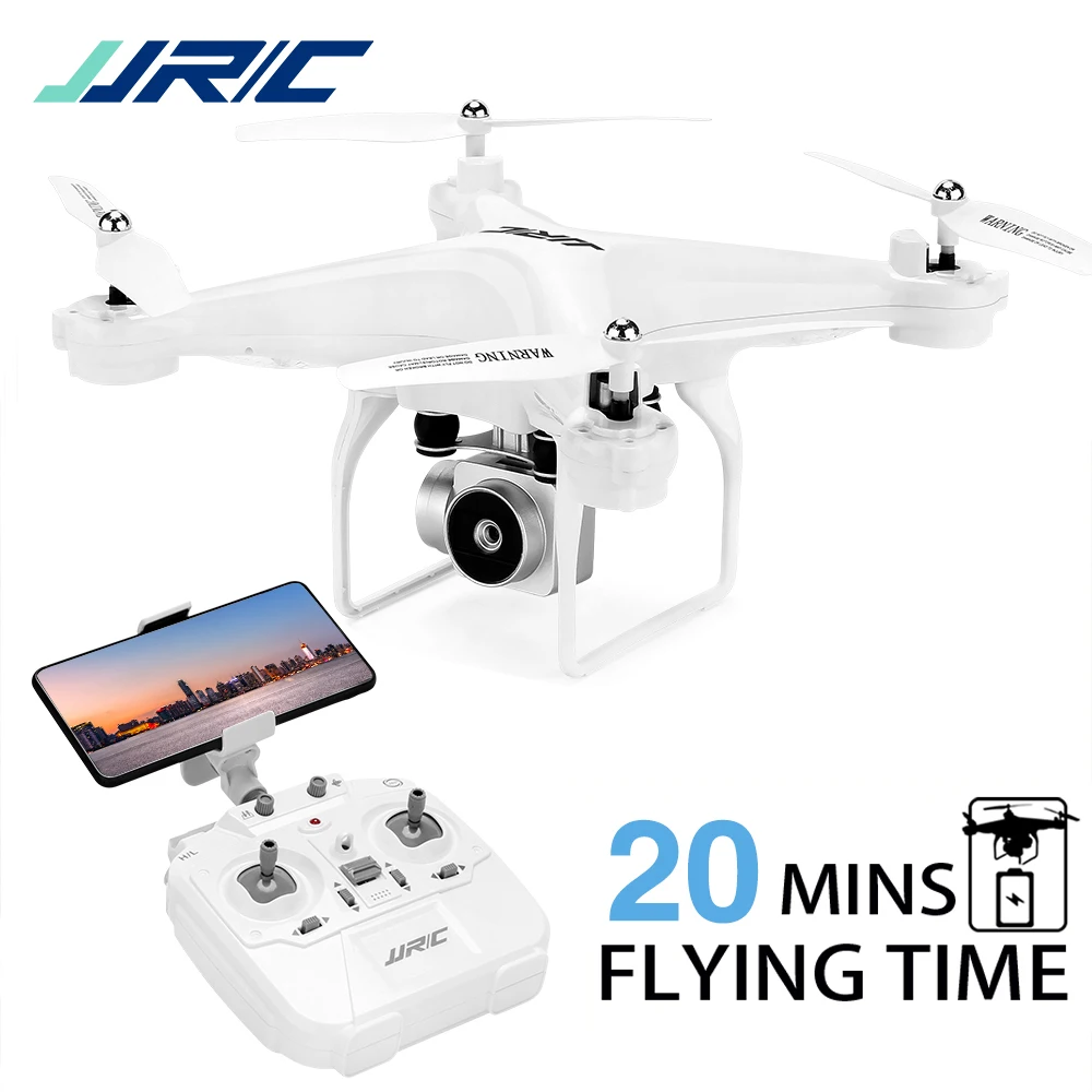 

20 Mins Fly FPV Drone for Adult , JJRC H68 RC Drone with 1080P HD Camera WIFI Live Video Headless Mode Altitude Hold Quadcopter