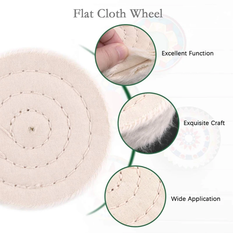 10 Pcs Buffing Pad Polishing Wheel Kits with 3Pcs Rouge Compound with 1/4 inch Handle, for Manifold, Aluminum, Stainless
10 Pcs Buffing Pad Polishing Wheel Kits with 3Pcs Rouge Compound with 1/4 inch Handle, for Manifold, Aluminum, Stainless