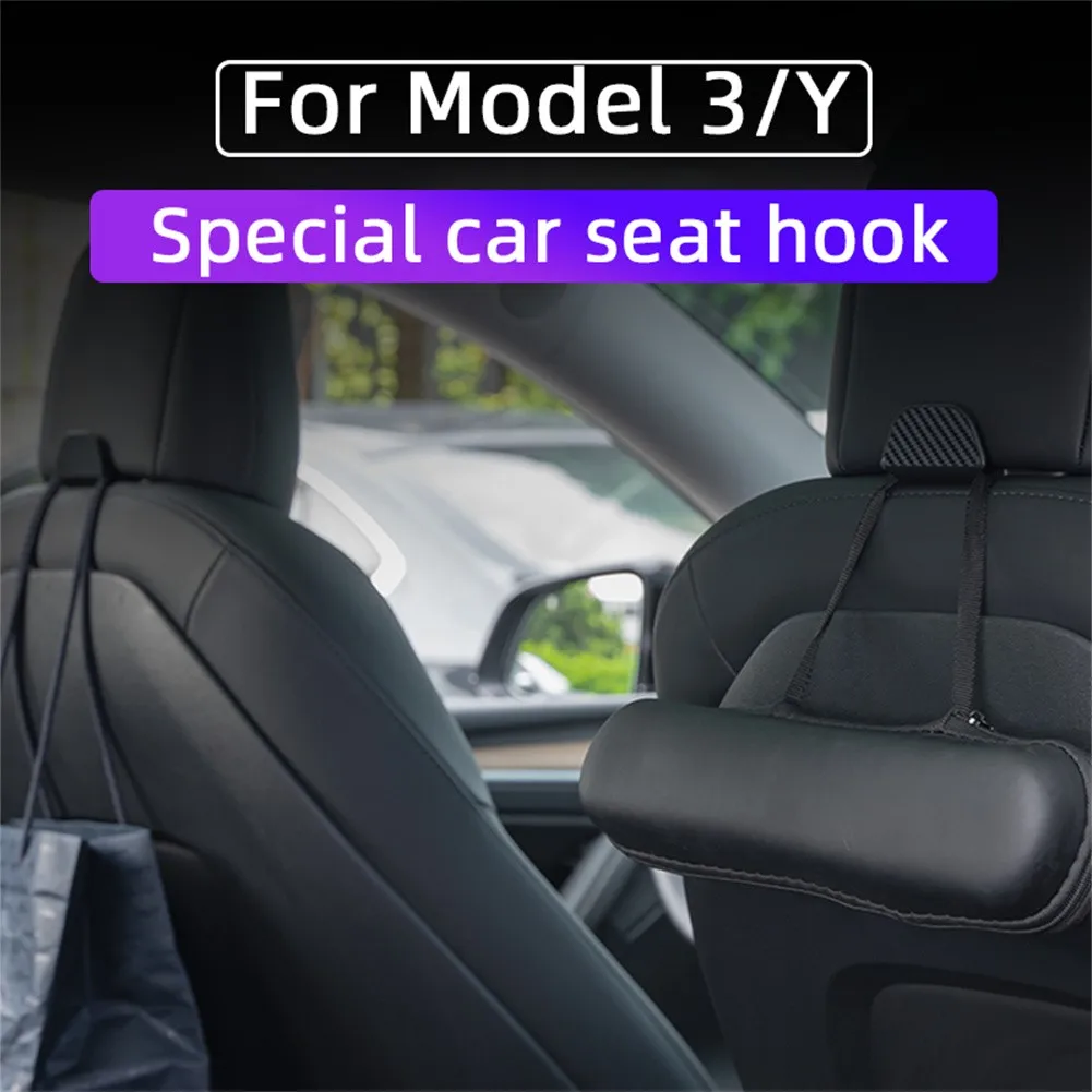 Car Seat Hook For Tesla Model 3 Y 2017-2021 Storage Portable Seat Rear Hook Carbon Fiber Black / Suede / Black Leather Tesla
Car Seat Hook For Tesla Model 3 Y 2017-2021 Storage Portable Seat Rear Hook Carbon Fiber Black / Suede / Black Leather Tesla