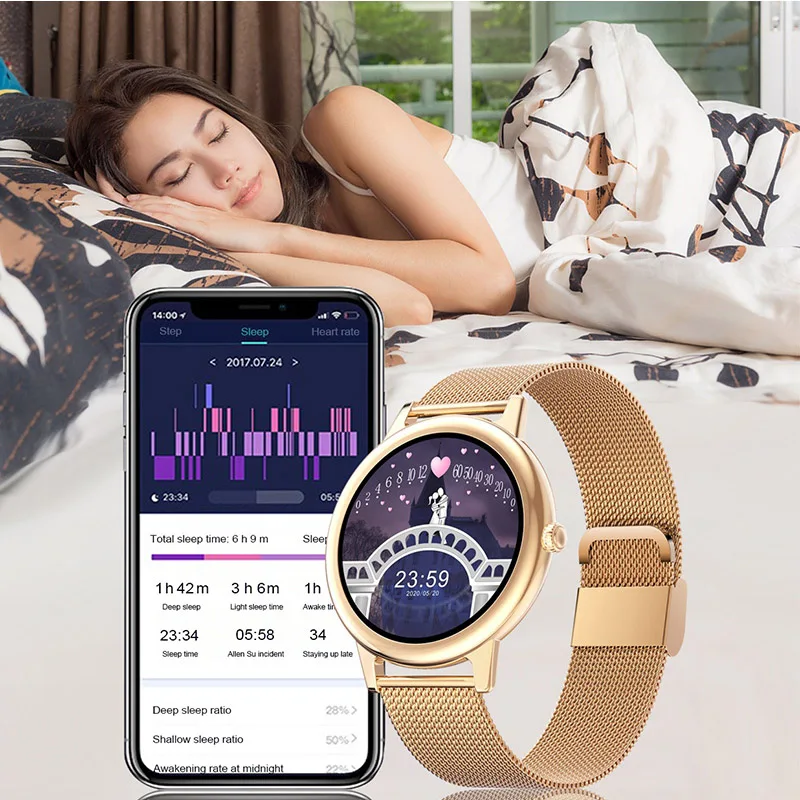 Imosi E10 Women Smart Watch Fitness Tracke Calls reminder Heart Rate sleep monitor Multi-sport Smartwatch Valentine's Day gift
Imosi E10 Women Smart Watch Fitness Tracke Calls reminder Heart Rate sleep monitor Multi-sport Smartwatch Valentine's Day gift