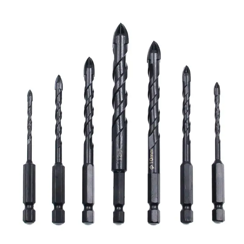 Hex Tile Drill Bit Hole Opener for Glass Ceramic Concrete Hard Alloy Triangle Tools 3/4/5/6/8/10/12MM
Hex Tile Drill Bit Hole Opener for Glass Ceramic Concrete Hard Alloy Triangle Tools 3/4/5/6/8/10/12MM