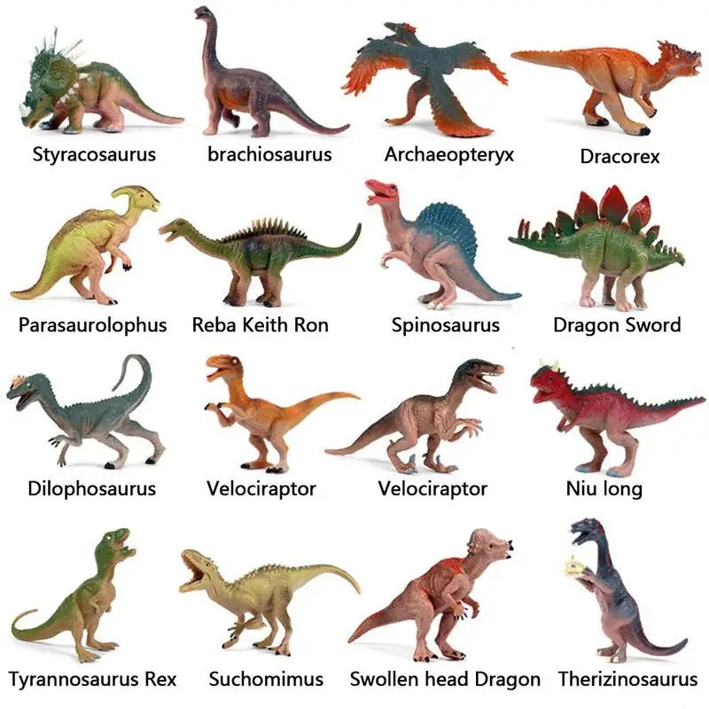 1pcs Simulation Dinosaur Model Toy 16 Styles Plastic Tyrannosaurus Action Figures Dinosaur Animal Collection Model Toy Kids Gift 
1pcs Simulation Dinosaur Model Toy 16 Styles Plastic Tyrannosaurus Action Figures Dinosaur Animal Collection Model Toy Kids Gift