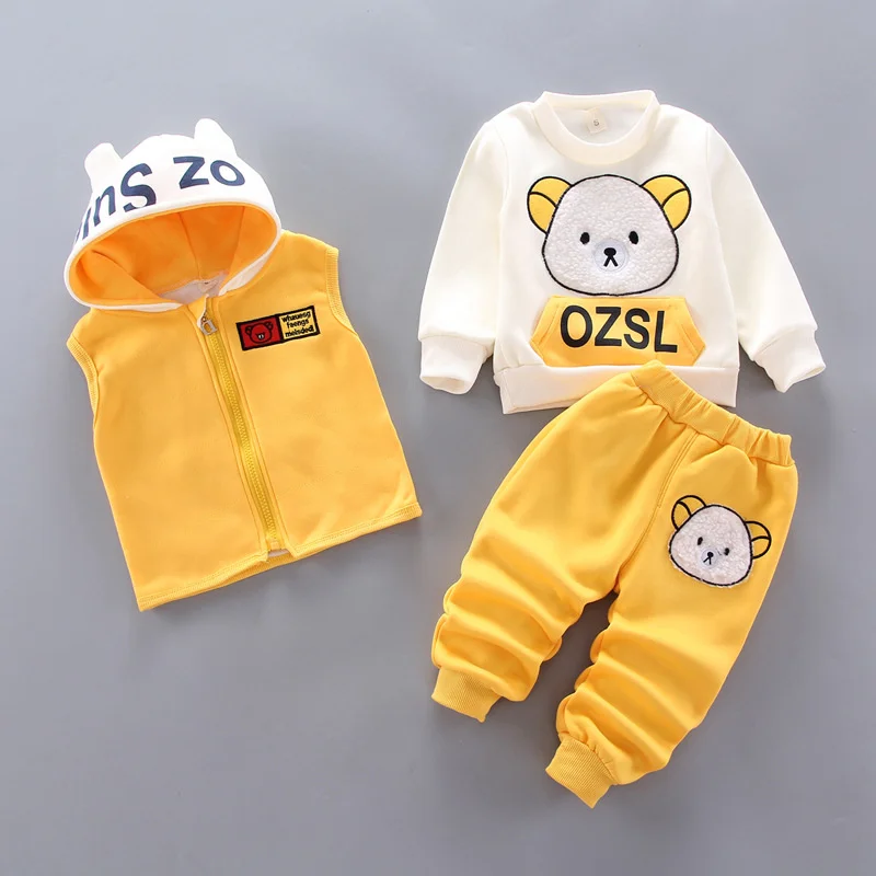 Girls Suit Vest+Sweatshirts +Pants Cotton 3Pcs/Sets 2021 Cartoon Winter Autumn Plus Thicken Warm Sportswear Children Clothing
Girls Suit Vest+Sweatshirts +Pants Cotton 3Pcs/Sets 2021 Cartoon Winter Autumn Plus Thicken Warm Sportswear Children Clothing