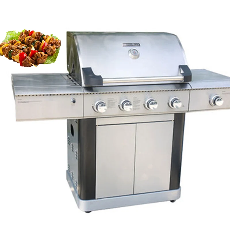 Gas Grill Stainless Steel Villa Courtyard Garden Large Home Outdoor Barbecue Controllable Temperature With Infrared Baking Tube
Gas Grill Stainless Steel Villa Courtyard Garden Large Home Outdoor Barbecue Controllable Temperature With Infrared Baking Tube