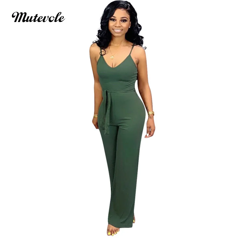 Mutevole Women Sexy V Neck Spaghetti Strap Jumpsuit Summer Wide Leg Bandage Jumpsuit Solid Color Sleeveless Bodycon Jumpsuit
Mutevole Women Sexy V Neck Spaghetti Strap Jumpsuit Summer Wide Leg Bandage Jumpsuit Solid Color Sleeveless Bodycon Jumpsuit