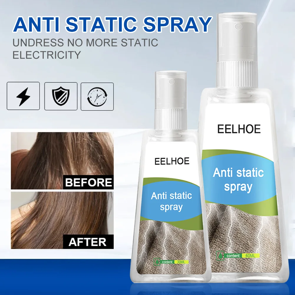Hair Anti-static Spray Soft Hair And Clothes Anti-static Household Spray To Reduce Static Friction On Clothes 30ml Hair Care
Hair Anti-static Spray Soft Hair And Clothes Anti-static Household Spray To Reduce Static Friction On Clothes 30ml Hair Care