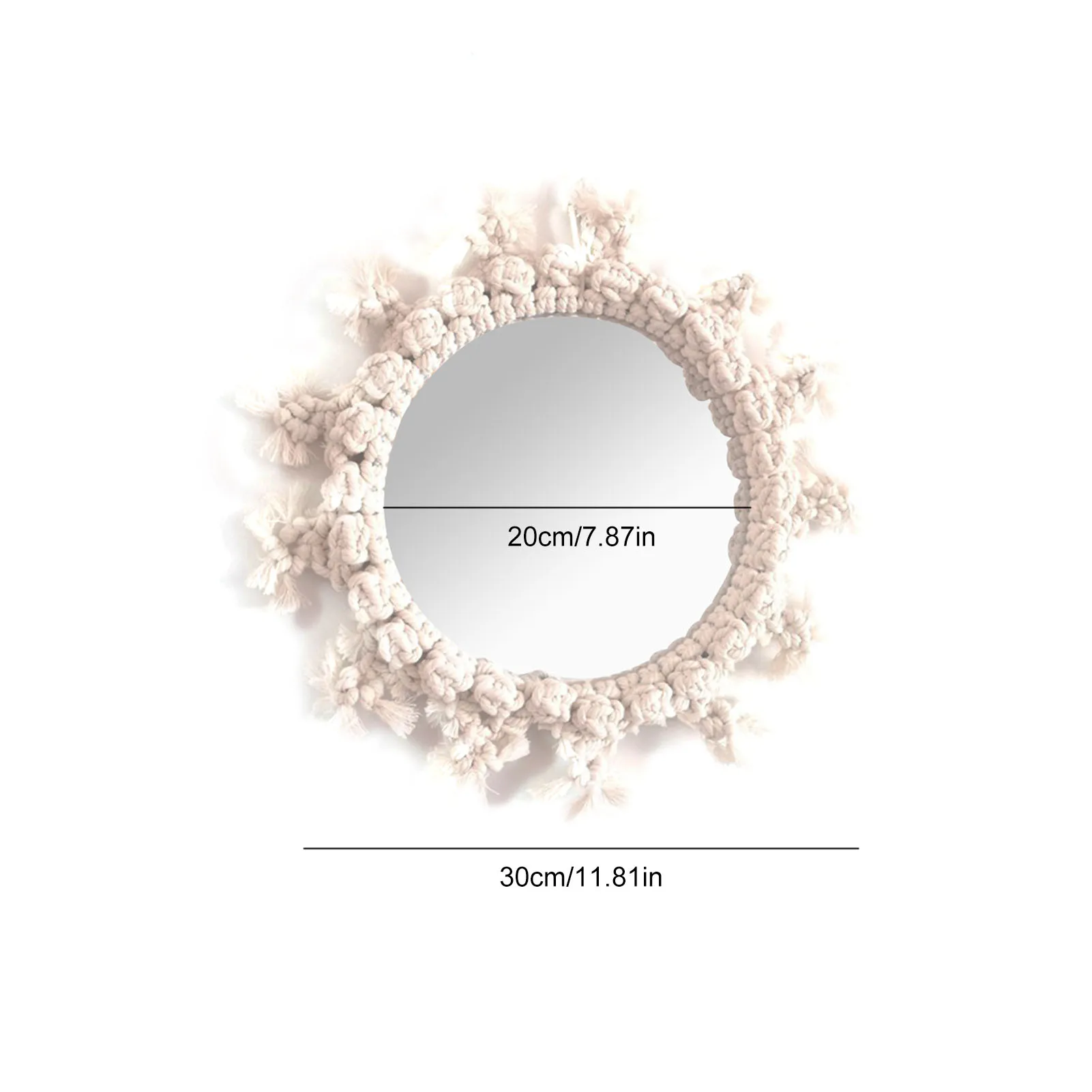 Home Decor Macrame Mirror Handmade Tapestry Makeup Mirror Compact Bohemia Decoration Home Bedroom Decorative Mirrors Wall Mirror
Home Decor Macrame Mirror Handmade Tapestry Makeup Mirror Compact Bohemia Decoration Home Bedroom Decorative Mirrors Wall Mirror