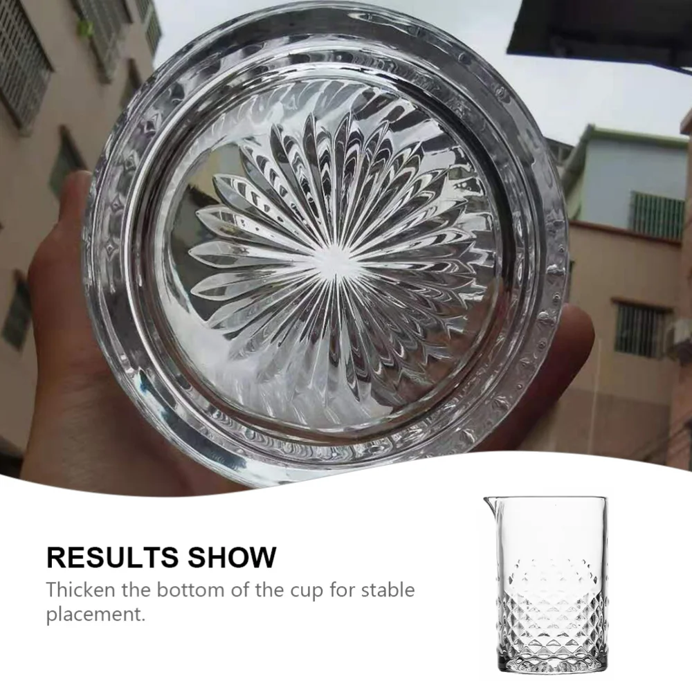 1Pc 700ML Professional Cocktail Mixing Glass Thick Bottom Crystal Stirring Glass
1Pc 700ML Professional Cocktail Mixing Glass Thick Bottom Crystal Stirring Glass