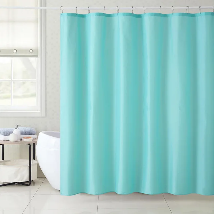 Solid Color Bath Waterproof Polyester Fabric Bathroom Shower Curtain in the Bathroom for Modern Accessory Bathroom Bath Product 
Solid Color Bath Waterproof Polyester Fabric Bathroom Shower Curtain in the Bathroom for Modern Accessory Bathroom Bath Product