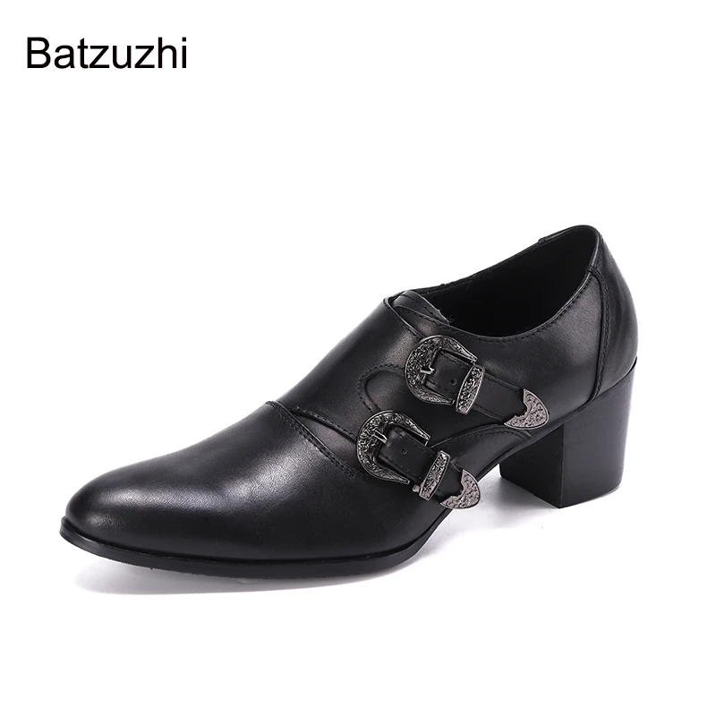 Туфли Batzuzhi мужские с острым носком, натуральная кожа, классические туфли, высокий каблук 7,5, мужские классические туфли, кожаные ботинки веч...
Туфли Batzuzhi мужские с острым носком, натуральная кожа, классические туфли, высокий каблук 7,5, мужские классические туфли, кожаные ботинки веч...