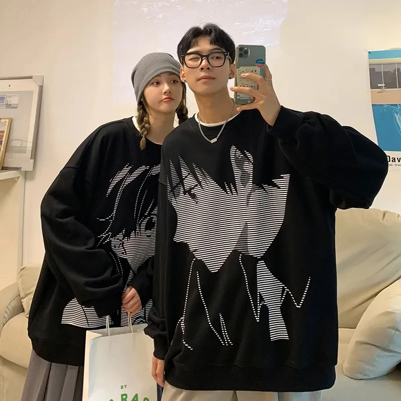 Autumn Winter Clothes Women Long sleeve Oversized Couples Clothing Anime Clothes Fleece Cloth Hip Hop Streetwear Pullovers
Autumn Winter Clothes Women Long sleeve Oversized Couples Clothing Anime Clothes Fleece Cloth Hip Hop Streetwear Pullovers