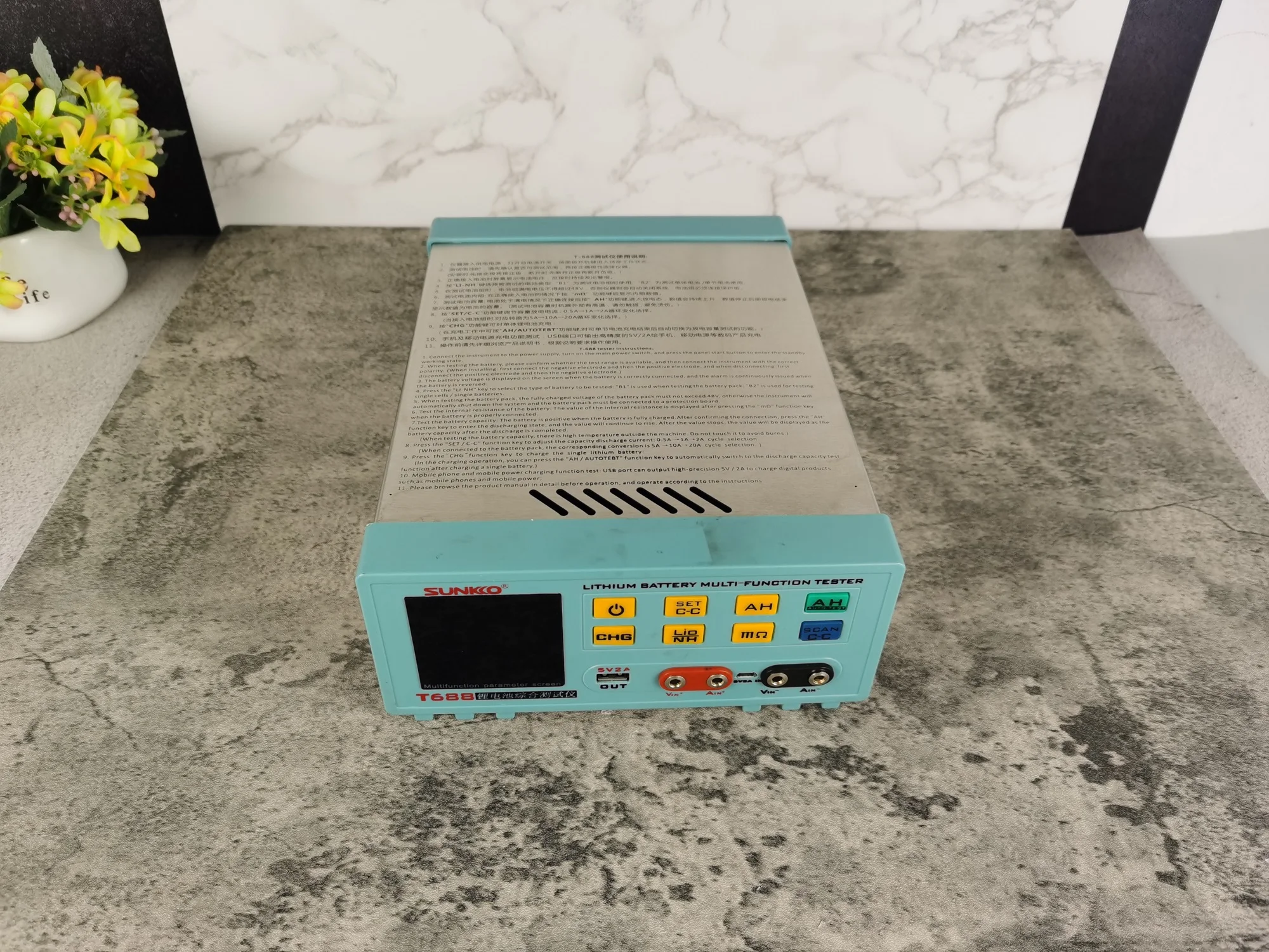 T688 Lithium Battery Pack Tester 0-48V
T688 Lithium Battery Pack Tester 0-48V