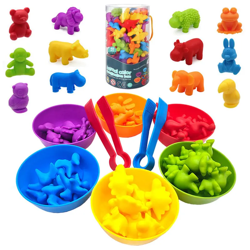 Montessori Rainbow Counting Bear Math Toy Rainbow Sea Animal Dinosaur Lion Airplane Early Learning Educational Toys For Children
Montessori Rainbow Counting Bear Math Toy Rainbow Sea Animal Dinosaur Lion Airplane Early Learning Educational Toys For Children