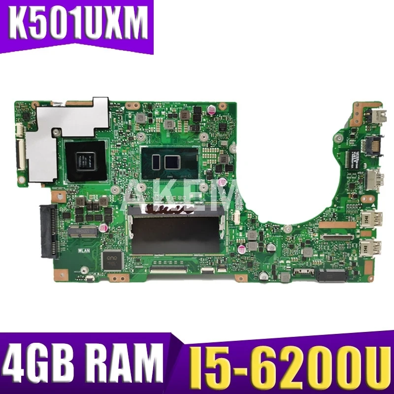 Akemy New! K501UXM материнская плата для ноутбука ASUS K501UW K501UXM K501UQ оригинальная материнская плата DDR4 4G-RAM I5-6200U GTX950M-2GB
Akemy New! K501UXM материнская плата для ноутбука ASUS K501UW K501UXM K501UQ оригинальная материнская плата DDR4 4G-RAM I5-6200U GTX950M-2GB