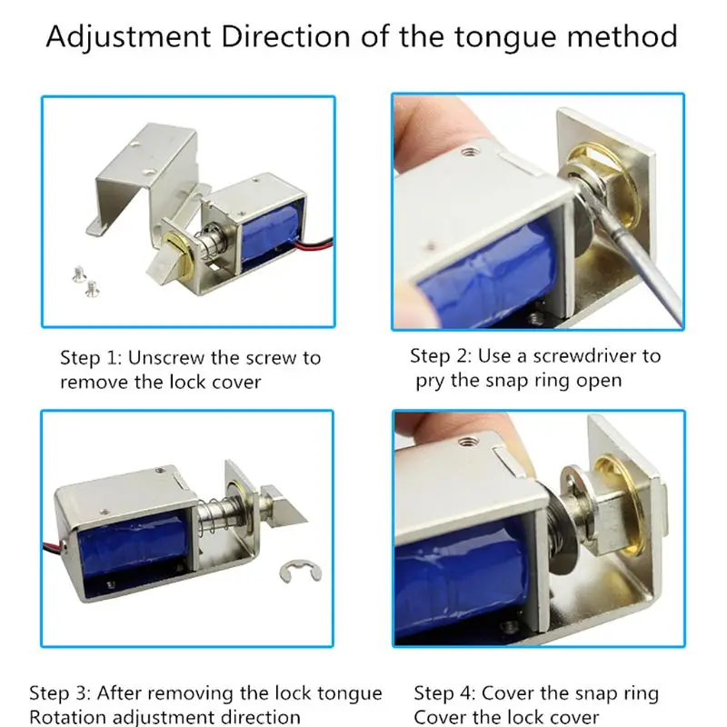 DC12V 0.8A Metal Electric Magnetic Lock Solenoid Door Storage Cabinet Bolt Drawer File Electronic Lock Access Control Accessorie
DC12V 0.8A Metal Electric Magnetic Lock Solenoid Door Storage Cabinet Bolt Drawer File Electronic Lock Access Control Accessorie