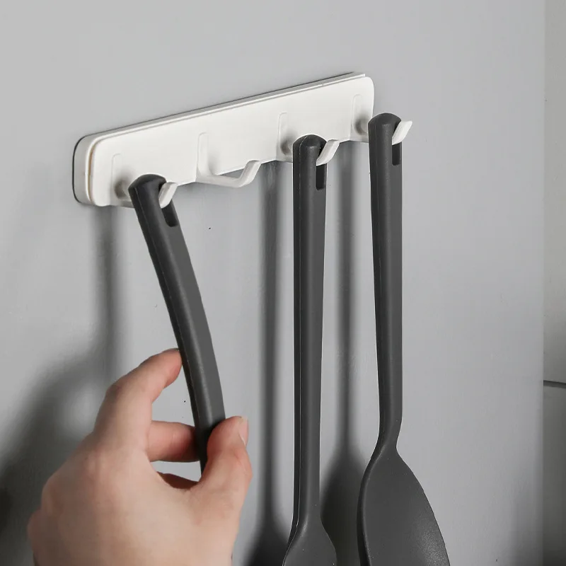 4 Row Punch-free Wall Hooks For Hanging On The Wall Hat Clothes Coat Hanger Towel Holder Door Hook Bathroom Storage Rack
4 Row Punch-free Wall Hooks For Hanging On The Wall Hat Clothes Coat Hanger Towel Holder Door Hook Bathroom Storage Rack