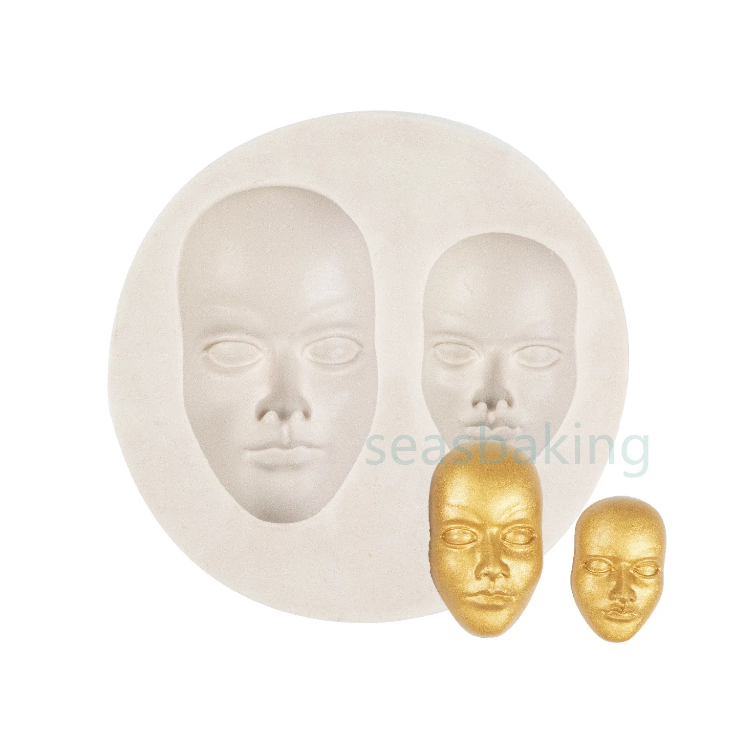 Face Silicone Mold Fondant Molds Cake Decorating Tools Polymer Chocolate Soap Molds Handmade Craft Clay Dolls Face Mould
Face Silicone Mold Fondant Molds Cake Decorating Tools Polymer Chocolate Soap Molds Handmade Craft Clay Dolls Face Mould