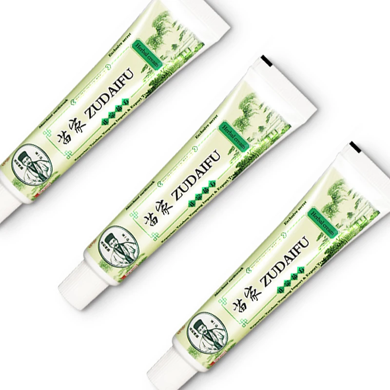 ZUDAIFU Psoriasis Skin Cream Dermatitis Eczematoid Eczema Ointment Treatment Anti-bacterial Antipruritic Herbal Plaster
ZUDAIFU Psoriasis Skin Cream Dermatitis Eczematoid Eczema Ointment Treatment Anti-bacterial Antipruritic Herbal Plaster
