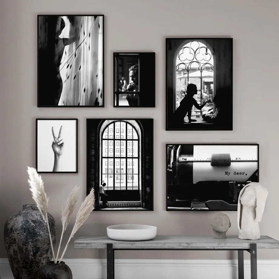 Black and White Window Woman Poster Abstract Line Figure Wall Art Canvas Painting Wall Decor Pictures for Interior Home Room
Black and White Window Woman Poster Abstract Line Figure Wall Art Canvas Painting Wall Decor Pictures for Interior Home Room