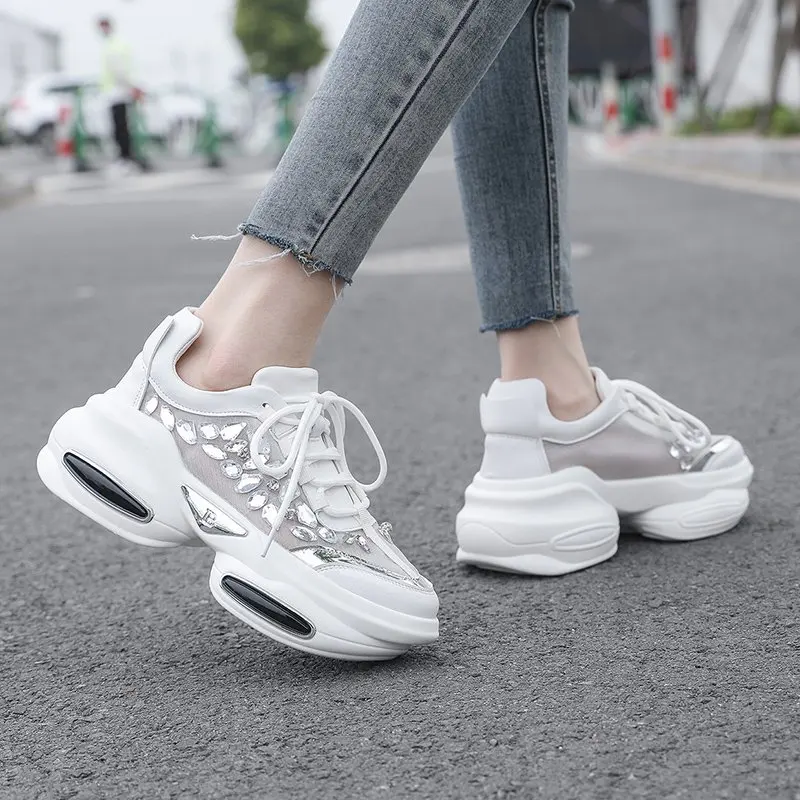Sneakers Women 2021 Designer Shoes Fashion Thick Bottom Ladies Vulcanized Shoes Woman Platform Chunky Sneakers Basket Fem
Sneakers Women 2021 Designer Shoes Fashion Thick Bottom Ladies Vulcanized Shoes Woman Platform Chunky Sneakers Basket Fem